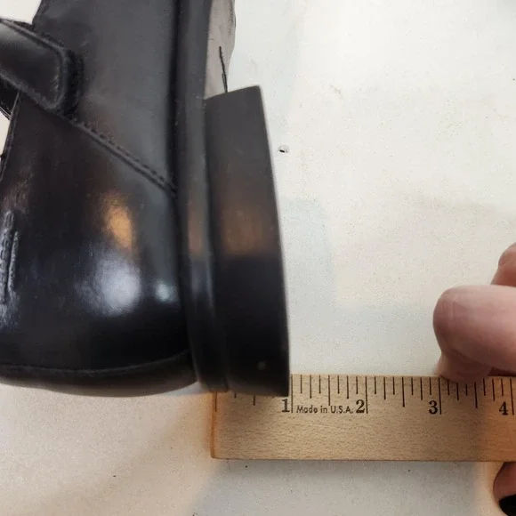 VAGABOND Shoemakers Brittie Shoes Womens 8 38 Black Leather Mary Jane Flats - Picture 12 of 12